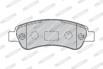 BREMSBELAGSATZ SCHEIBENBREMSE FERODO FVR1927 1
