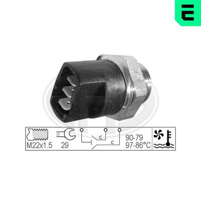COMUTATOR TEMPERATURA VENTILATOR RADIATOR