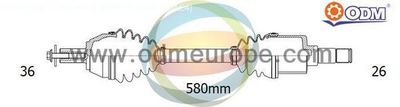 Приводной вал Multiparts 18-011830 для FORD C-MAX