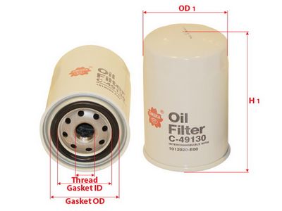 Масляный фильтр SAKURA Automotive C-49130 для GREAT WALL HOVER