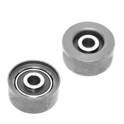 Įtempiklio skriemulys, V formos rumbuotas diržas