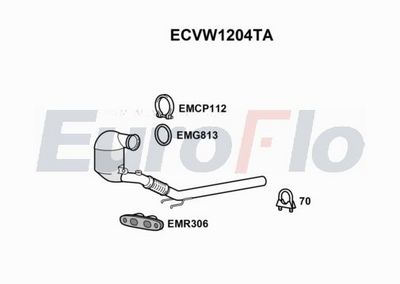 Katalizator EUROFLO 5Q0254502LX