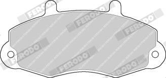 BREMSBELAGSATZ SCHEIBENBREMSE FERODO FVR700 2