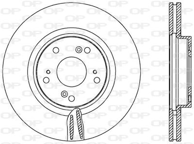 OPEN PARTS BDR2556.20 Тормозные диски  для HONDA ACCORD (Хонда Аккорд)