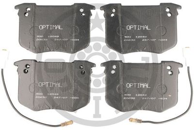 OPTIMAL 12049 Тормозные колодки и сигнализаторы  для TALBOT  (Талбот Тагора)
