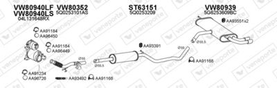 ABGASANLAGE VENEPORTE 800852