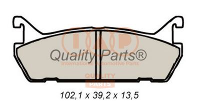 Комплект тормозных колодок, дисковый тормоз IAP QUALITY PARTS 704-16092 для SUZUKI SAMURAI
