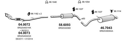 SISTEM DE ESAPAMENT ASSO ART4804