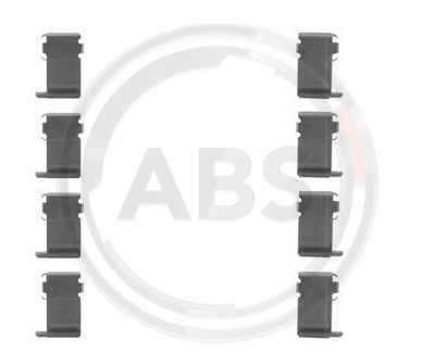 Комплектующие, колодки дискового тормоза A.B.S. 1162Q для MITSUBISHI MIRAGE
