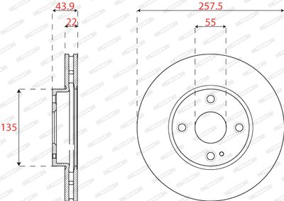 Brake Disc DDF2861C