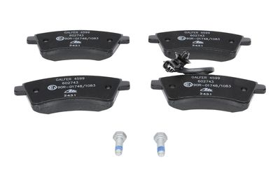 Brake Pad Set, disc brake 13.0460-2743.2