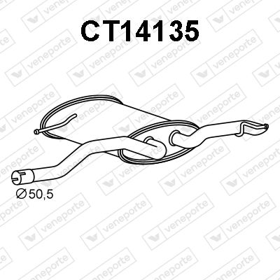 ENDSCHALLDäMPFER VENEPORTE CT14135