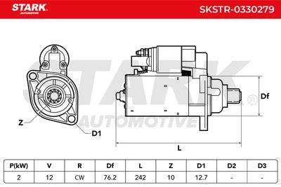 стартер STARK SKSTR-0330279