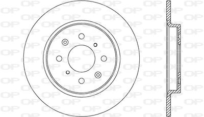 OPEN PARTS BDA2638.10 Тормозные диски  для HONDA JAZZ (Хонда Жазз)