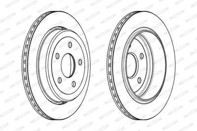 Bromsskiva FERODO DDF2095C