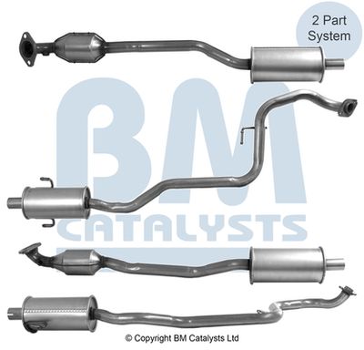 Catalytic Converter BM Catalysts BM92866H