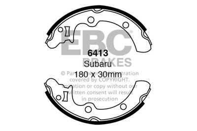 Комплект тормозных колодок EBC Brakes 6413 для SUBARU LEONE