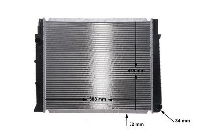 RADIATOR RACIRE MOTOR MAHLE CR659000S 11
