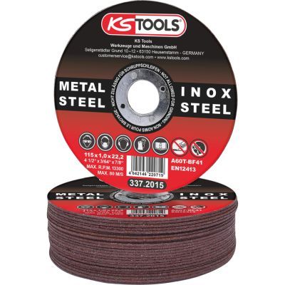KS Tools 337.2015 Výkonný tenký tavný kotouč, Ø 115 mm, 1 mm