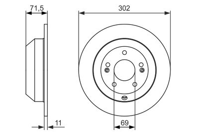 DISC FRANA BOSCH 0986479081 4