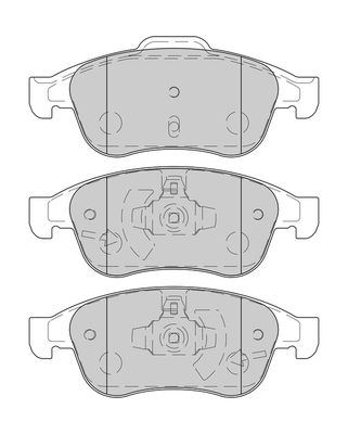 Omnicraft 2230127 Тормозные колодки и сигнализаторы  для DACIA LODGY (Дача Лодг)
