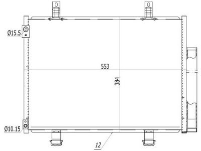 KONDENSATOR KLIMAANLAGE