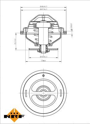 Thermostat, coolant 725194