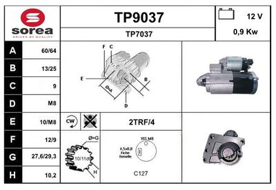 STARTER SNRA TP9037