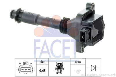 Катушка зажигания FACET 9.6214 для LANCIA KAPPA