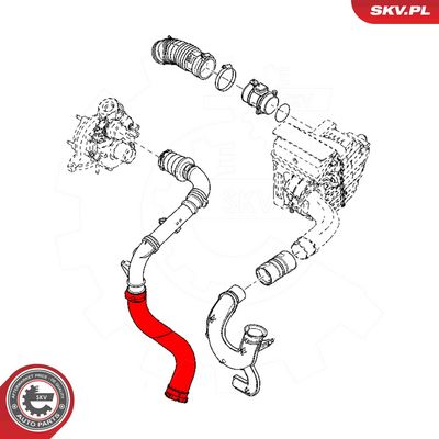 Hadica plniaceho vzduchu ESEN SKV 43SKV282