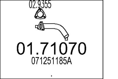 RACORD EVACUARE MTS 0171070