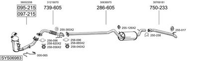 Изпускателна система BOSAL SYS06983