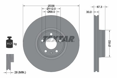 Brake Disc 92345505