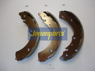 JAPANPARTS Комплект барабанных колодок