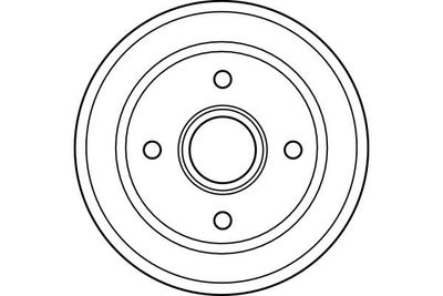BREMSTROMMEL TRW DB4304 1