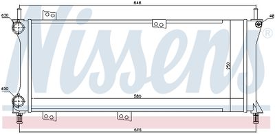 RADIATOR RACIRE MOTOR NISSENS 617731 5