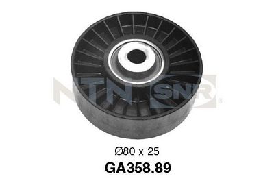 Deflection/Guide Pulley, V-ribbed belt GA358.89