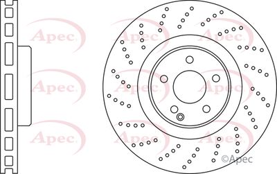 Brake Disc APEC DSK2434