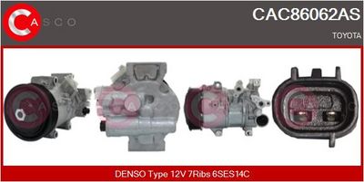 COMPRESOR CLIMATIZARE CASCO CAC86062AS
