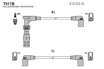 SET CABLAJ APRINDER TESLA T017B