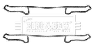 Комплектующие, колодки дискового тормоза BORG & BECK BBK1179 для DAEWOO ESPERO