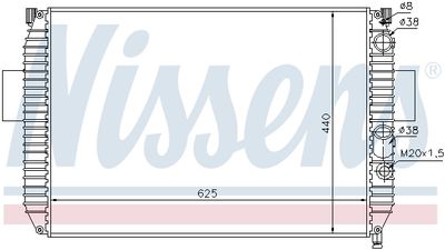 RADIATOR RACIRE MOTOR NISSENS 61975 4