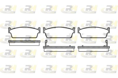 Комплект тормозных колодок, дисковый тормоз ROADHOUSE 2227.02 для INFINITI M30