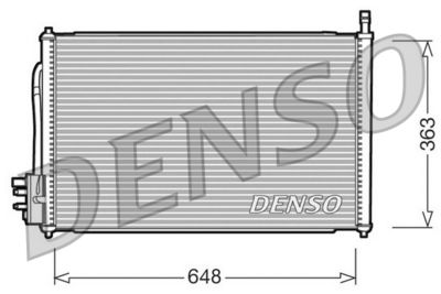 DENSO Condensor, airconditioning (DCN10006)