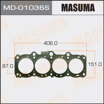 MASUMA MD-01036S Прокладка ГБЦ  для TOYOTA NADIA (Тойота Надиа)