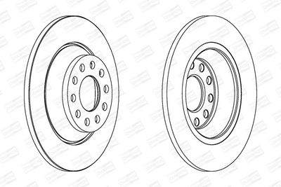 BREMSSCHEIBE CHAMPION 562438CH 1