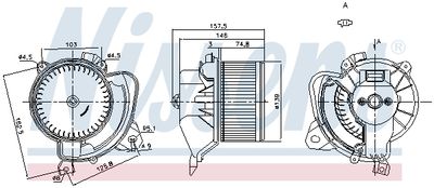 Interior Blower 87243