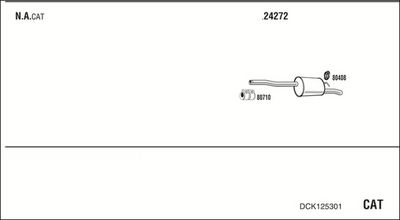 SISTEM DE ESAPAMENT WALKER DCK125301