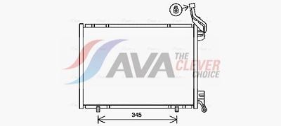 CONDENSATOR CLIMATIZARE AVA Clever Choice FD5640
