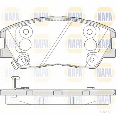 Brake Pad Set NAPA PBP7778